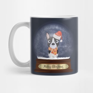 Boston Terrier Christmas Gift T-Shirt Mug